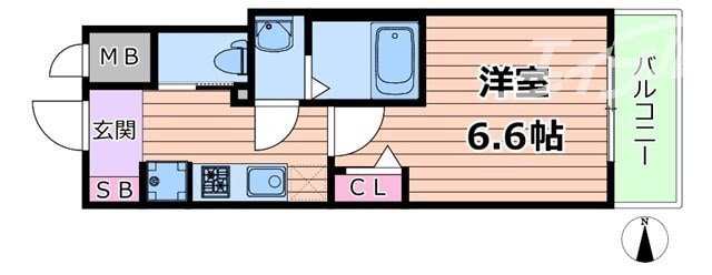 間取り図 スワンズシティ大阪クレアスト