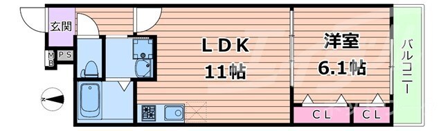 間取り図 フジパレス　リュクス