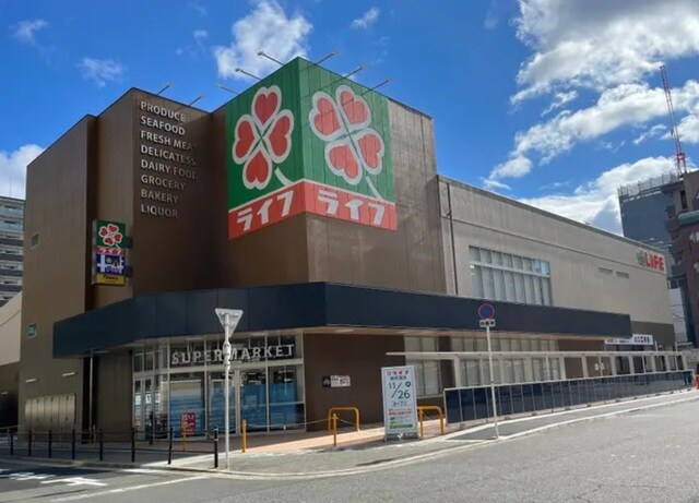 ライフ東天満店(スーパー)まで503m※ライフ東天満店 ルフォンプログレ南森町