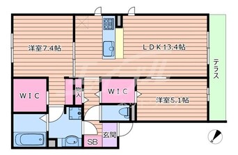 間取図 セントラルヴィレッジⅡ