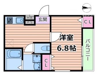 間取図 フジパレス井高野駅東