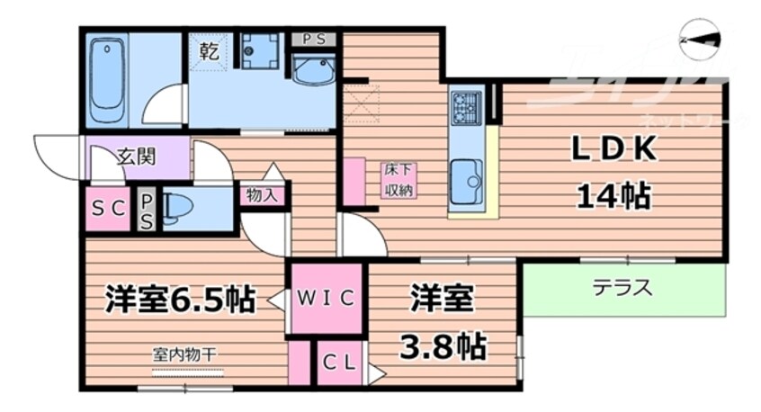 間取図 スペチアーレ小松