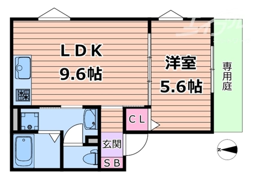 間取図 Jinパレス井高野