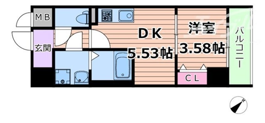 間取図 Serie東淀川