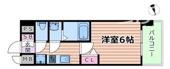 間取図 アドバンス大阪ビヤン