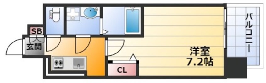 間取図 Attirant西三国