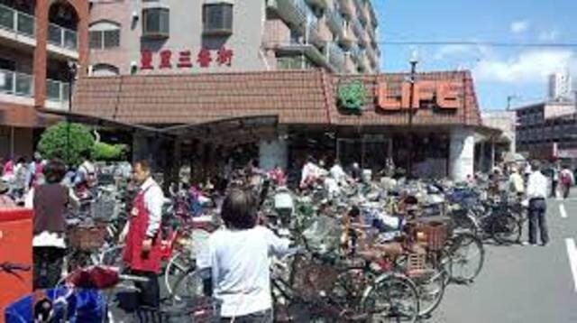 ライフ豊里店(スーパー)まで302m※ライフ豊里店 オオノカンサイ