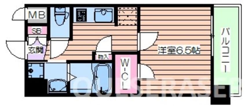 間取図 スプランディッド新大阪DUE