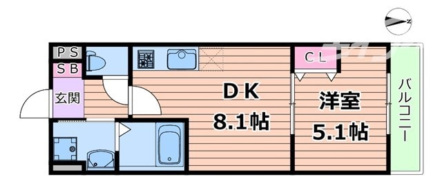 間取り図 アート神崎川駅前
