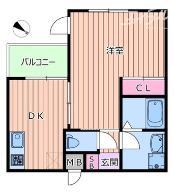 間取図 アズールパーク