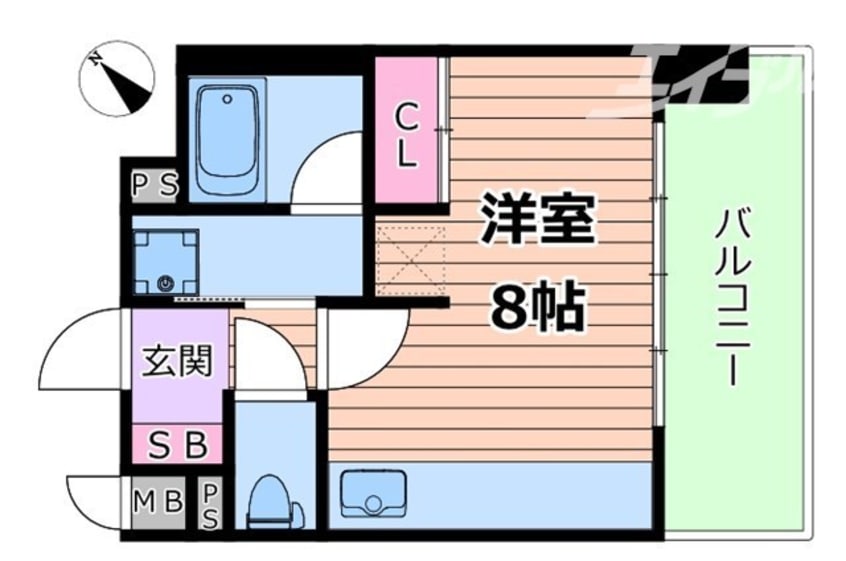 間取図 ジオエント梅田北リバーフロント