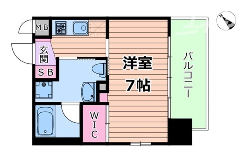 間取図 ジオエント梅田北リバーフロント