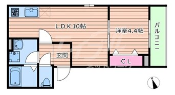 間取図 ル・ボヌール相川