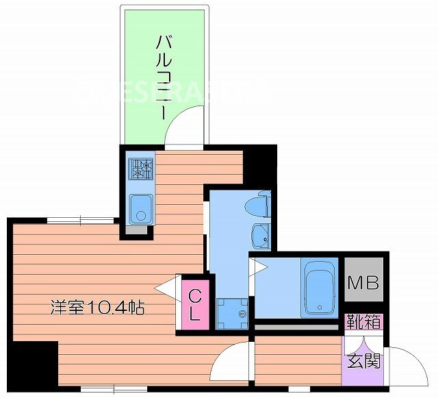 間取り図 ヴィラタワー谷町