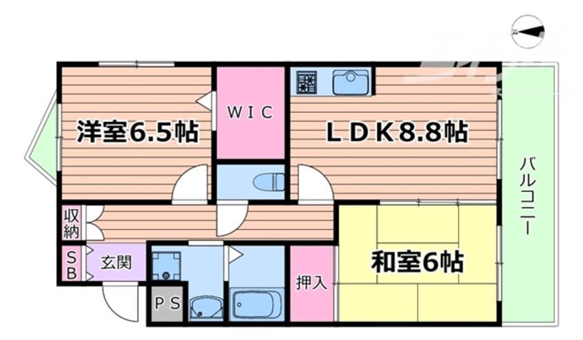 間取図 メゾンラリーブ
