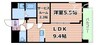 パークス堺筋本町 1LDK+Sの間取り