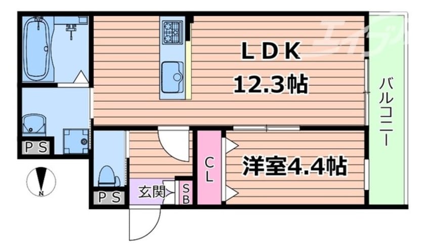 間取図 YOURMAISON　TENMA