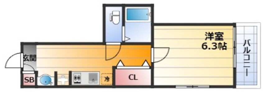 間取図 CASAMT東三国