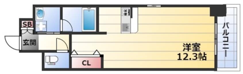 間取図 セレッソコート新大阪
