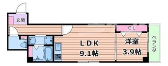 間取図 アルカンシェルコート緑橋