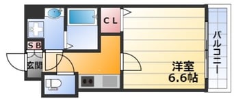 間取図 S-RESIDENCE新大阪Ridente