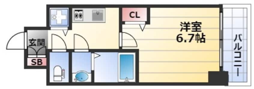 間取図 ベラジオ三国駅前