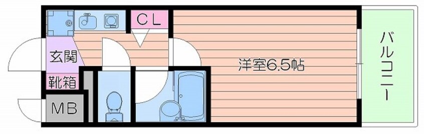 間取図 エスリード梅田新道第2