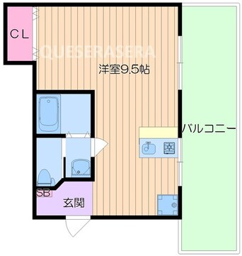 間取図 シャトー辻芳