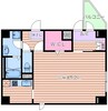 T'square南森町 1Kの間取り