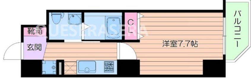 間取図 プランドール梅田