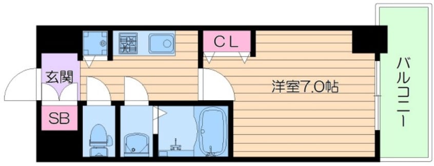 間取図 サムティ福島PORTA