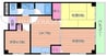 新森グレイス 3DKの間取り