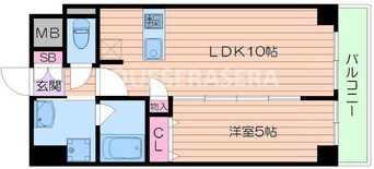 間取図 CAVANA梅田北