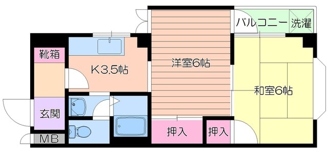 間取り図 ベルメゾン高倉