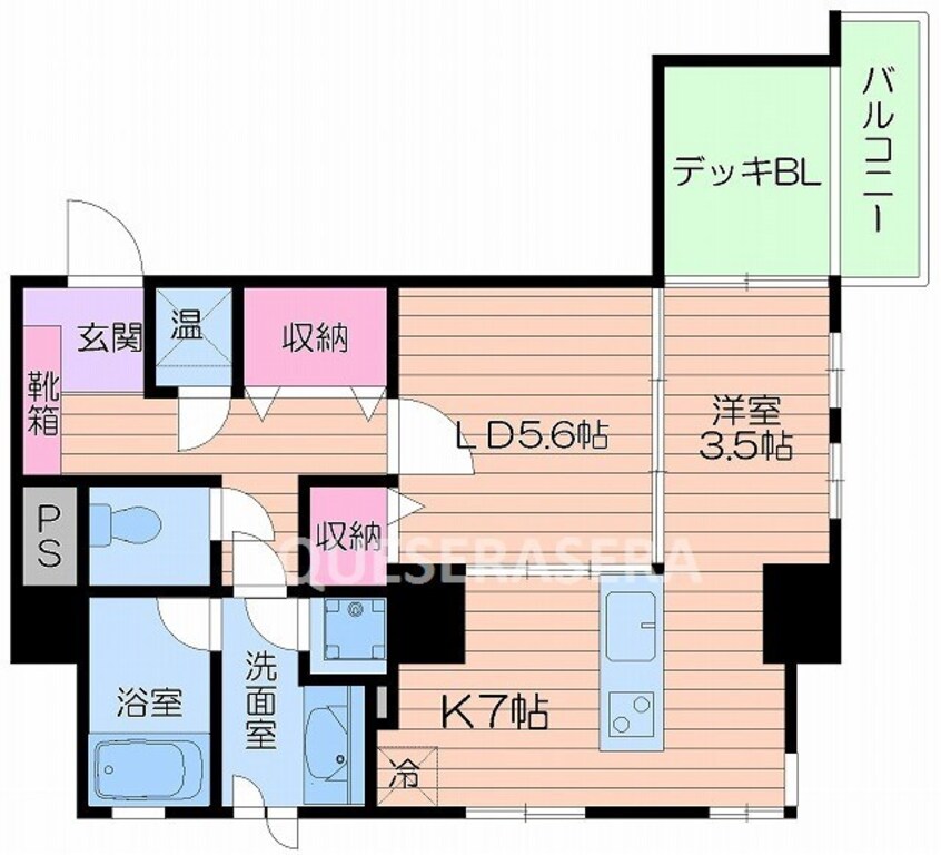 間取図 アースブルージュ