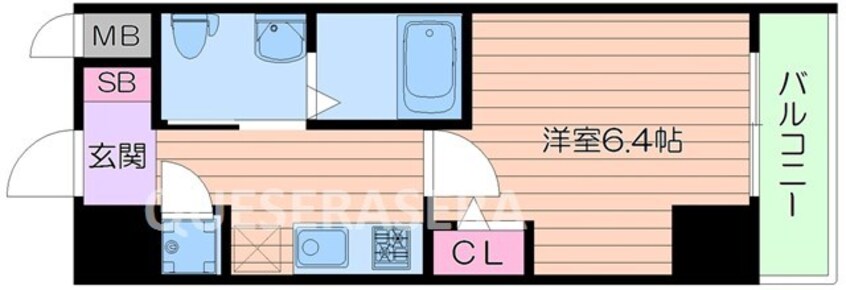 間取図 HS梅田EAST