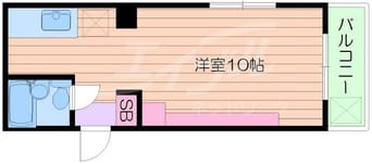 間取図 天満駅前コーポ中央