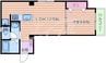 エスポワール若杉マンション 1LDKの間取り