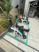 LOOP置場あります。ちょっとお出かけなどに便利です プレサンス大阪ゲートシティ