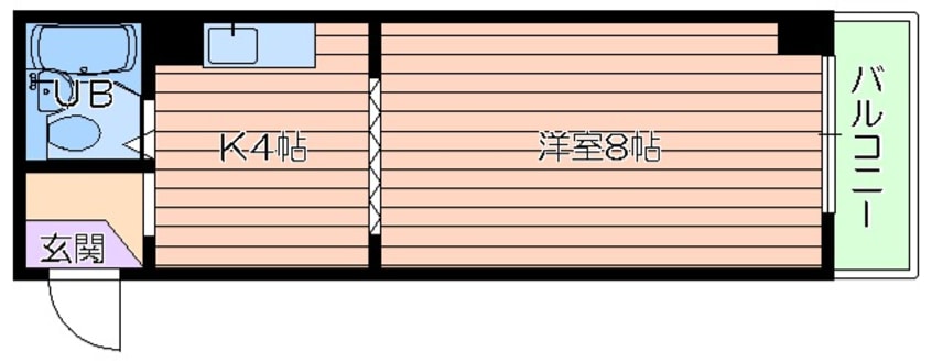 間取図 クリスタルコート６６