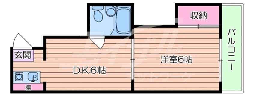 間取図 コーポ大淀