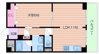 間取図 エルプラド京橋７号棟