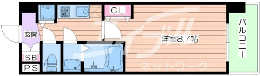 間取図 インザグレイス桜ノ宮