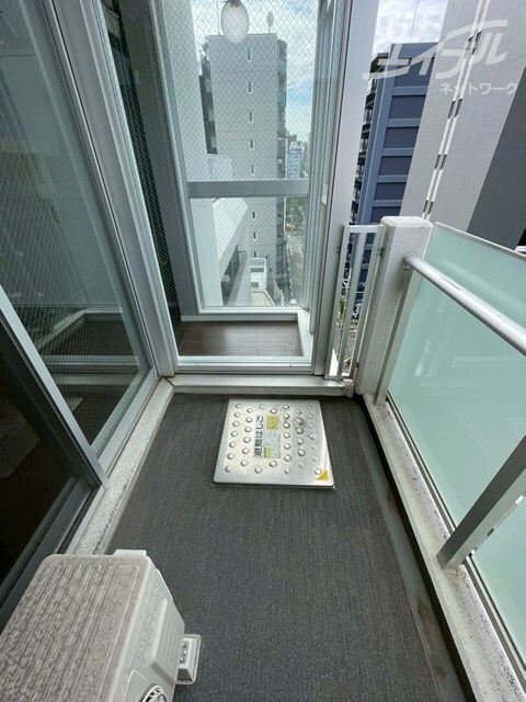 景色のいいバルコニーです。 サンネクテール天満橋