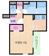 Poisson marche 1Kの間取り