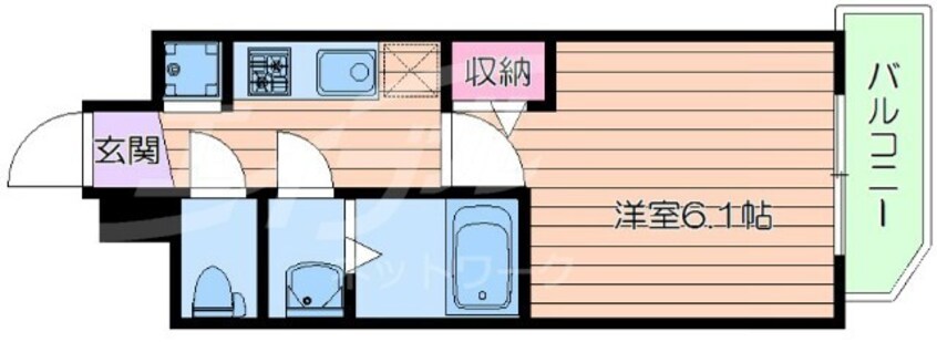 間取図 プレサンス扇町駅前