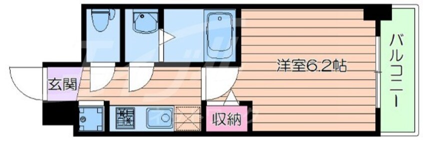 間取図 プレサンス扇町駅前