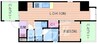アミティエ扇町リアン 1LDKの間取り
