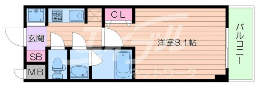 間取図 S-RESIDENCE都島