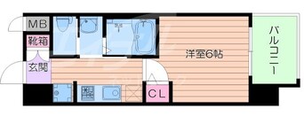 間取図 エステムコート梅田・茶屋町Ⅲネクスタ